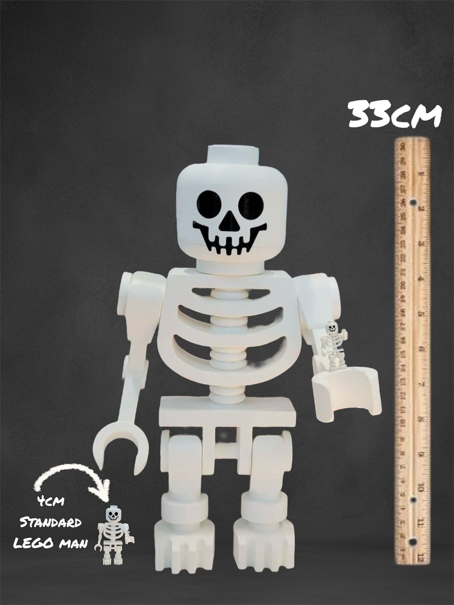 Giant Lego Skeleton Man